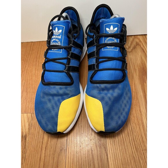 Adidas Originals Shoes Mens Size 10.5 Blue Yellow Running Sneakers AQ8322 main image 5